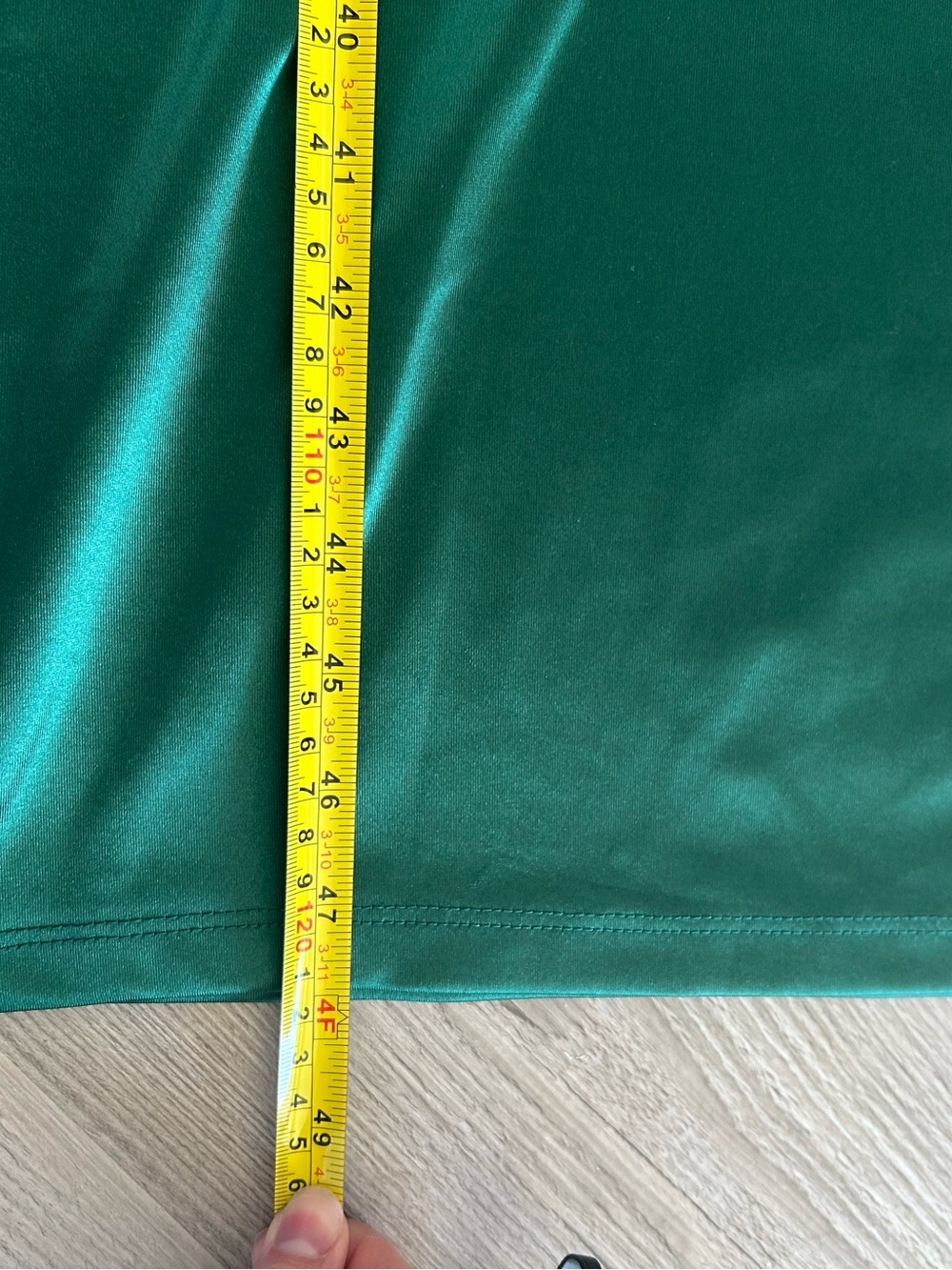 Emerald green evening gown sz L - Picture 13 of 15